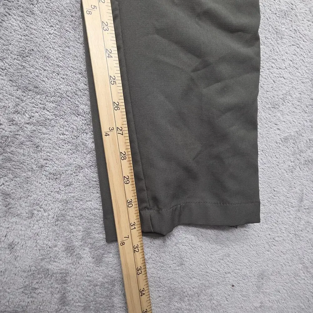New Balance Pants Mens XL Green Track Tapered Slim Drawstring Zip Pockets